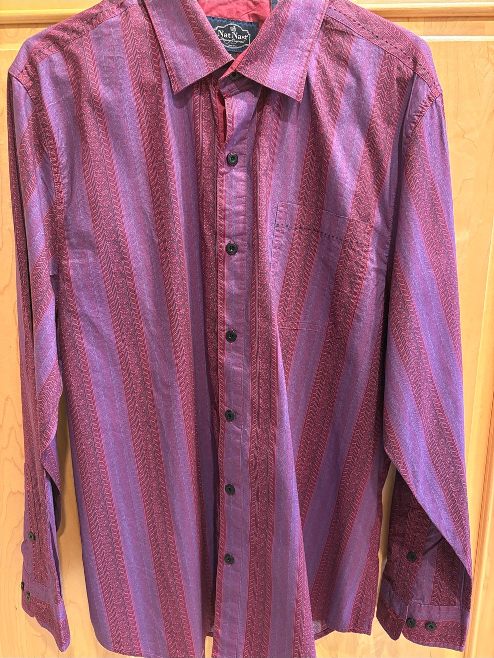 Nat Nast Long Sleeve Long Sleeve Shirt/Size L